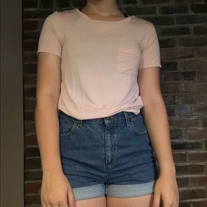 Light Pink AE “Soft & Sexy” pocket top